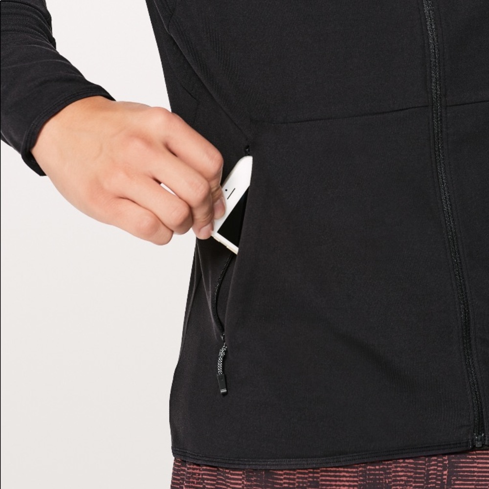 NWT BLACK LULULEMON MEN’S SURGE WARM FULL ZIP - Picture 3 of 6